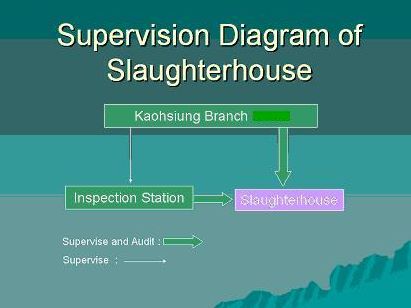 Supervision Diagram of Slaughterhouse Supervision Diagram of Slaughterhouse